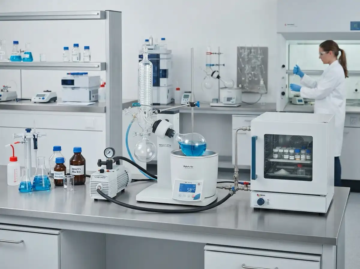 Laboratory and scientific research vacuum degassing application