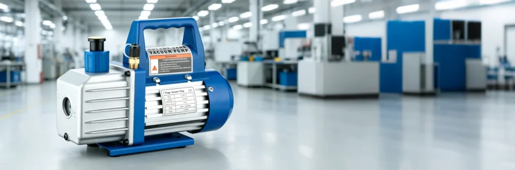 single stage vacuum pump